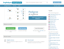 Tablet Screenshot of dogpedigree.net